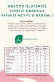 Wefood Glutensiz Granola Kırmızı Meyve & Bademli 250 gr - 5