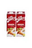 NİLKY Badem Sütü Glütensiz Bitkisel Bazlı Laktosuz Vegan 2x1 Lt - 1
