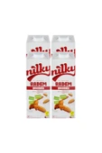 NİLKY Şekersiz Badem Sütü Glütensiz Bitkisel Bazlı Laktosuz Vegan 4x1 Lt - 1
