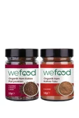 Wefood Organik Ham Kakao Tozu 140 gr + Organik Ham Kakao Parçacıkları 150 gr - 1