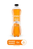 Pin Orange Mango Tropikal Beyaz Çay - Şekersiz & Kalorisiz - 1 Litre X 6 Adet Ice Tea - 1