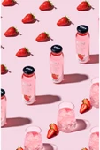 Pin Strawberry Vanilla Beyaz Çaylı Özel Seri - Şekersiz & Kalorisiz 250 Mlx12 Adet Ice Tea - 2
