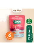 Humm Organic Organik Vegan Çilekli Kurabiye Atıştırmalık Paketi - 6 adet - 1
