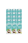 NİLKY Hindistan Cevizi Sütü Glütensiz Bitkisel Bazlı Laktosuz Vegan12x1 Lt - 1