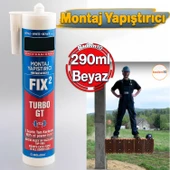 290 ml Beyaz Genel Amaçlı Montaj Yapıştırıcı Sıvı Kit Mutfak Banyo Ahşap Dolap Beton Fayans Mermer thumbnail 1