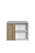 Tdesigno Karya Mutfak Adası -Alt Modül-1 Kapaklı- 100 cm Beyaz -Tezgah Dahil - 3