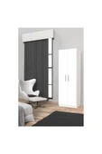 Tdesigno Bahar Giyinme Dolabı - Çok Amaçlı Dolap - Gardırop 60 Cm-2 Kapaklı thumbnail 6