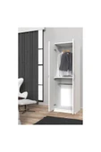 Tdesigno Bahar Giyinme Dolabı - Çok Amaçlı Dolap - Gardırop 60 Cm-2 Kapaklı thumbnail 4