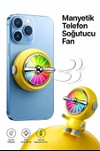 QASUL Sevimli Mobil Oyunlar İçin Telefon Soğutma Fanı iOS Android Uyumlu Sessiz ve Güçlü Soğutma - 1