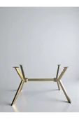 Miralay Metal Taslı Masa Ayağı - Gold - 4