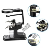 WellHise WH-803 Masa Üstü Lehim Yardımcı Standı ve Büyüteçli Lamba - 3