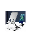 Ayarlanabilir Cep Telefonu Standı Katlanabilir Tok Alüminyum Masaüstü Telefon Tutucu Kaliteli Malzeme Universal Telefon Tutucu XK040 - 2