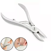 Mecno Beauty MB-TIM-003 Keskin Kenarlı Tek Yaylı Profesyonel Paslanmaz Çelik Tırnak Kesici - 5