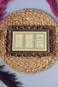 Kapı Üstü Üçlü Tablo Ayete'l Kürsi- Nazar Duası-Bereket Duası - 1