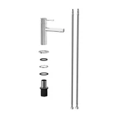 VitrA Origin A42555 Lavabo Bataryası, Kısa, Krom thumbnail 2