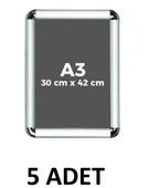 Kraf -5 Adet- A3 Eko Plastik Rondo Çerçeve 42X30 cm - 1