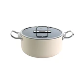 Aryıldız Colombus Crystal Metal Kulp Cam Kapak Derin Tencere - 24 Cm thumbnail 2