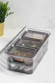Online Kapında Lüks 7 Bölmeli Akrilik Kapaklı Kutulu Saklama Kabı Seti thumbnail 5