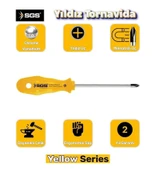 Sgs Yellow Serisi Sgs1035 5x125 Yıldız Tornavida - 3
