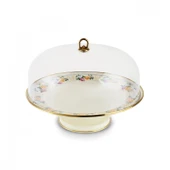 Karaca Viyan Emaye Kek Fanusu 31 cm thumbnail 2