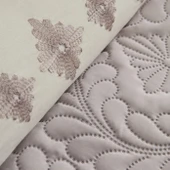 Karaca Home Glory Çift Kişilik %100 Pamuk 7 Parça Düet Set Pembe - 6