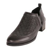 MAMMAMİA D25YA-7360 KISA TOPUK BOTİ DERİ KADIN AYAKKABI thumbnail 1