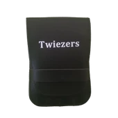 Twiezers TWZSET4001 Deri Çantalı 4'lü Paslanmaz Çelik Cımbız Seti - Siyah/Siyah - 2