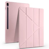 Galaxy Tab S10 FE Plus Kılıf Zore Tri Folding Kalem Bölmeli Standlı Kılıf - 7