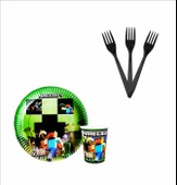 Minecraft Tabak, Bardak, Çatal thumbnail 1