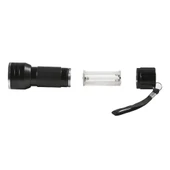UV IŞINLI 21 LEDLİ 10 CM METAL KASA PİLLİ EL FENERİ (5047) - 3