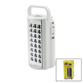 24 LEDFİŞ ŞARJLI - POWERBANKLEDLİ IŞILDAK LAMBA 6V 4.0AH AKÜTAŞIMA KULPLU RD-24 (5047) - 1