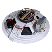 No-Tel Not Th 5Ctw 5 13 Cm 10 Watt Beyaz Alçıpan Trafolu Hoparlör - 2