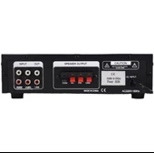 König K-100 USB-SD-Bluetooth Destekli 2 Mik. Giriş 8 Ohm 100/70V 80 Watt Trafolu Anfi thumbnail 3