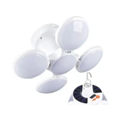 Premio PR-2038 5 Kanatlı Solar Bataryalı Şarjlı Katlanabilir Acil Durum Kamp Lambası - 1