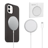 Powermaster Magsafe Magnet Wireless Şarj Cihazı 5V/3A USB Type-C - 1