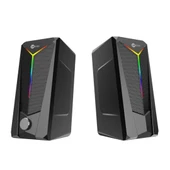 Lenovo Lecoo DS104 Kablolu Usb + 3.5Mm Jack 6W 80Db Rgb Işıklı 1+1 Gaming Speaker - Hoparlör - 1