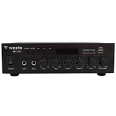 Westa WM-750U 80 Watt 100V-70V Mini 4-16 Ohm USB-SD-Bluetooth 2 Mikrofon Girişli Trafolu Anfi thumbnail 2