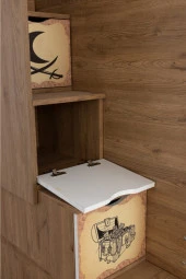 Güven Mobilya Güven Piri Reis 90x190 Karyola Çalışma Masalı Ranza - 4