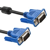 Powermaster VGA155 5 Metre VGA Kablosu - 15 Pin 3+6 Erkek-Erkek LCD/Projeksiyon Bağlantısı - 1