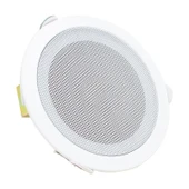 Magicvoice MV-6695 18 CM 6 Watt Beyaz Trafolu Metal Kasa Alçıpan Hoparlör thumbnail 1