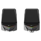 Lenovo Lecoo DS104 Kablolu Usb + 3.5Mm Jack 6W 80Db Rgb Işıklı 1+1 Gaming Speaker - Hoparlör - 4