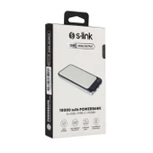 S-Link IP-G2710 10000 Mah 2 USB Port LCD Göstergeli Beyaz Powerbank thumbnail 4