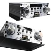 Magicvoice YW-191L 12 Volt 100 Watt Motosiklet Bluetooth Amfi USB/SD 2 Kanal Pazarcı - Anfi (125X95x40mm) - 3