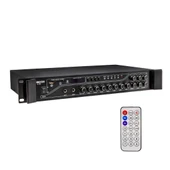 Dexun D-230 250 Watt 3 Zone İki Mikrofon Girişli Hat Trafolu Anfi  Usb-Bt 4/16-70-100V thumbnail 1