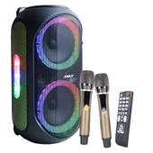 Shile SL-2012 El Mikrofonlu Kumandalı USB, SD Ve Bluetooth Taşınabilir Hoparlör - 1