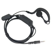 Powermaster PNC380-PNC350 Spiral Telsiz Kulaklık Arkalıklı - 1