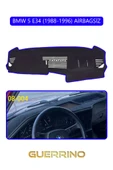 Guerrino  BMW 5 E34 1988-1996 AİRBAGSİZTORPİDO KORUMA HALISI MAVİ KENAR thumbnail 1