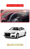 Guerrino  AUDİ A3 (2013-2020)TORPİDO KORUMA HALISI KIRMIZI KENAR thumbnail 1