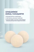 Valerine Life Doğal Merinos Yün Kurutma Topu 3 Adet – Kırışıklık Önler Kurutma Süresini Kısaltır thumbnail 2