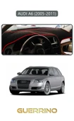 Guerrino  AUDI A6 (2005-2011) TORPİDO KORUMA HALISI GRİ KENAR thumbnail 1